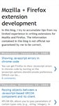 Mobile Screenshot of mozilla-firefox-extension-dev.blogspot.com