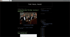 Desktop Screenshot of paullnewman.blogspot.com