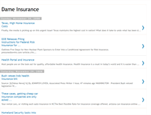 Tablet Screenshot of dameinsurance.blogspot.com