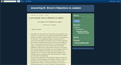 Desktop Screenshot of answeringdrbrown.blogspot.com