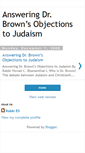 Mobile Screenshot of answeringdrbrown.blogspot.com