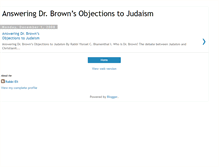 Tablet Screenshot of answeringdrbrown.blogspot.com