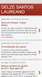 Mobile Screenshot of delzesantoslaureano.blogspot.com