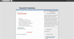 Desktop Screenshot of fuenzalidapropiedades.blogspot.com