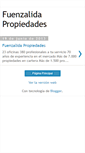 Mobile Screenshot of fuenzalidapropiedades.blogspot.com