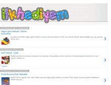 Tablet Screenshot of ilkhediyem.blogspot.com