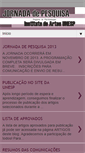 Mobile Screenshot of jornadaunesp.blogspot.com