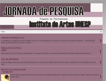 Tablet Screenshot of jornadaunesp.blogspot.com