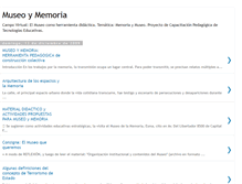 Tablet Screenshot of museoymemoria.blogspot.com