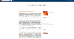 Desktop Screenshot of exilioespanol.blogspot.com