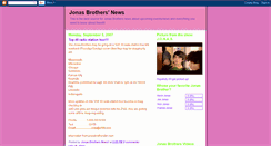 Desktop Screenshot of jonasbrothers1.blogspot.com