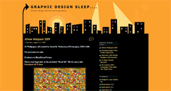 Desktop Screenshot of graphicsleep.blogspot.com