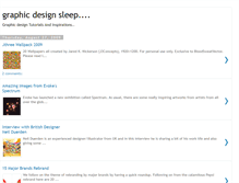 Tablet Screenshot of graphicsleep.blogspot.com