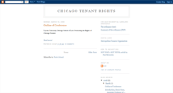 Desktop Screenshot of chicagotenantrights.blogspot.com