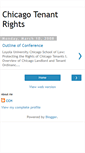 Mobile Screenshot of chicagotenantrights.blogspot.com