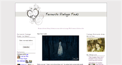 Desktop Screenshot of favouritevintagefinds.blogspot.com