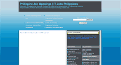 Desktop Screenshot of jobsphilippines.blogspot.com