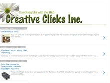 Tablet Screenshot of creativeclicksinc.blogspot.com