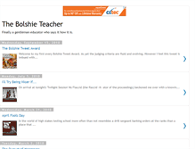 Tablet Screenshot of bolshie-teacher.blogspot.com