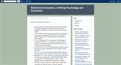 Desktop Screenshot of behavioraleconomics.blogspot.com