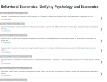 Tablet Screenshot of behavioraleconomics.blogspot.com