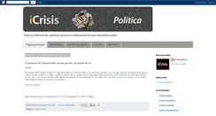 Desktop Screenshot of icrisis-politica.blogspot.com
