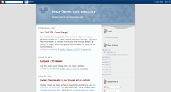 Desktop Screenshot of linux-games-com.blogspot.com