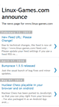 Mobile Screenshot of linux-games-com.blogspot.com