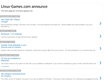 Tablet Screenshot of linux-games-com.blogspot.com
