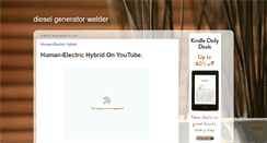 Desktop Screenshot of dieselgeneratorwelder.blogspot.com