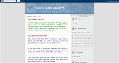 Desktop Screenshot of foothillpfa.blogspot.com