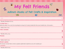 Tablet Screenshot of myfeltfriends.blogspot.com