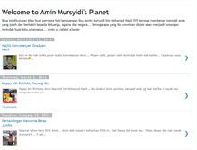 Tablet Screenshot of aminmursyidi.blogspot.com
