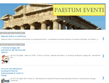 Tablet Screenshot of paestumeventi.blogspot.com