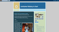 Desktop Screenshot of costumehistoryisfun.blogspot.com