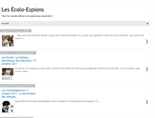 Tablet Screenshot of lesecolo-espions.blogspot.com