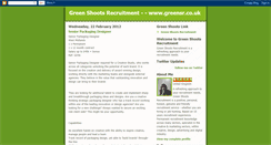 Desktop Screenshot of greenshootsrecruitment.blogspot.com