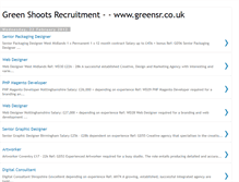 Tablet Screenshot of greenshootsrecruitment.blogspot.com