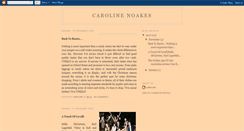 Desktop Screenshot of carolinenoakes.blogspot.com