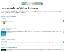 Tablet Screenshot of learningtodriveuk.blogspot.com