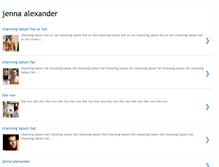 Tablet Screenshot of jenna-alexander.blogspot.com