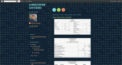 Desktop Screenshot of christofercg.blogspot.com