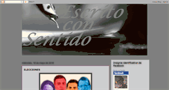 Desktop Screenshot of escritoconsentido.blogspot.com