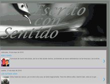 Tablet Screenshot of escritoconsentido.blogspot.com