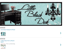Tablet Screenshot of littleblackdesk.blogspot.com