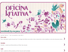 Tablet Screenshot of oficinakriativa.blogspot.com