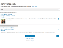 Tablet Screenshot of garyweiss.blogspot.com