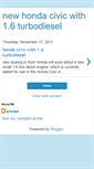 Mobile Screenshot of newhondacivicwith16turbodiesel.blogspot.com
