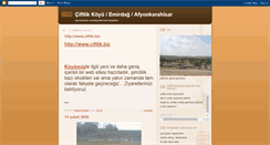 Desktop Screenshot of ciftlikkoy.blogspot.com