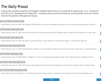 Tablet Screenshot of dailyproust.blogspot.com